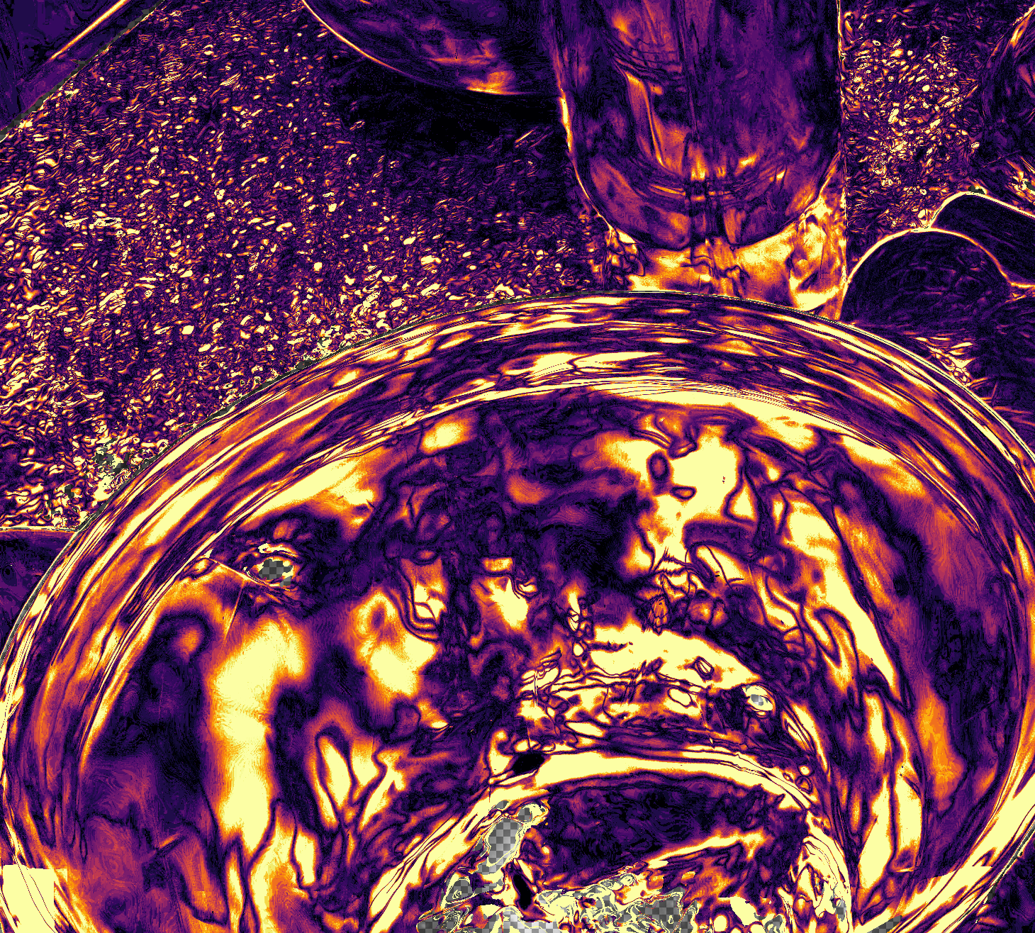 Baseline single-map inconsistency visualization for the hero teaser panel.